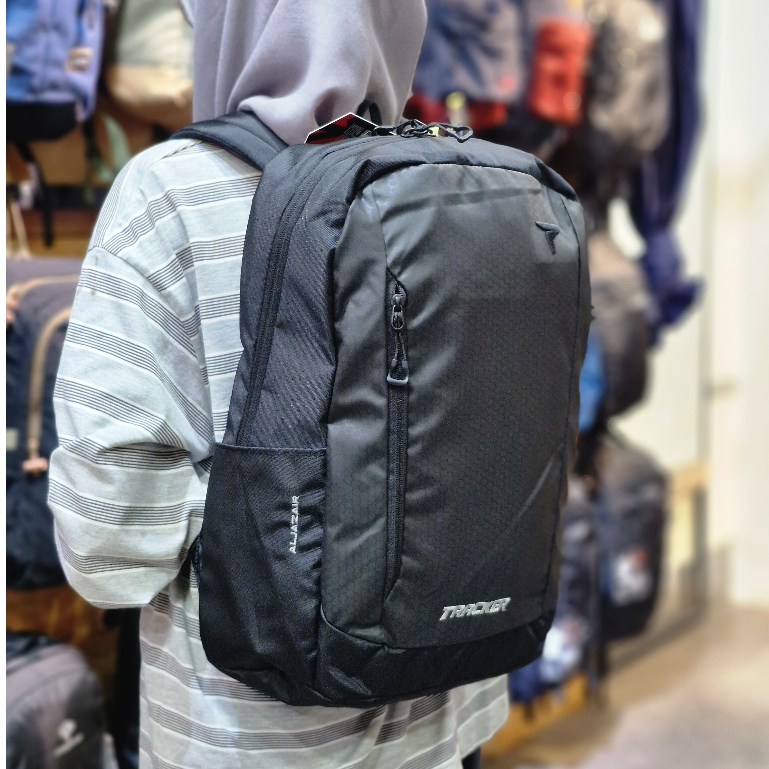 TAS RANSEL TRACKER ALJAZAIR - DAYPACK PRIA WANITA - TAS LAPTOP KULIAH KERJA COWO
