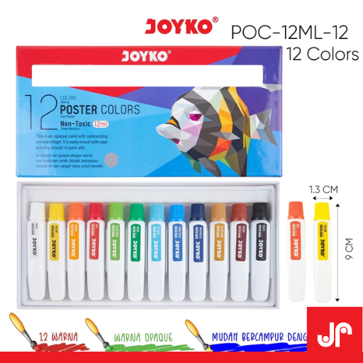 JOYKO CAT POSTER POC-12ML/ CAT POSTER JOYKO 12 WARNA