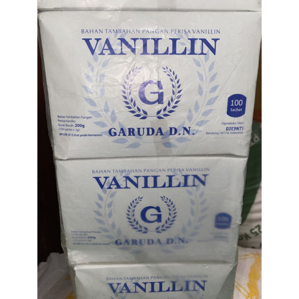 

VANILLIN / VANILIN — AROMA VANILA TAJAM & TAHAN LAMA!