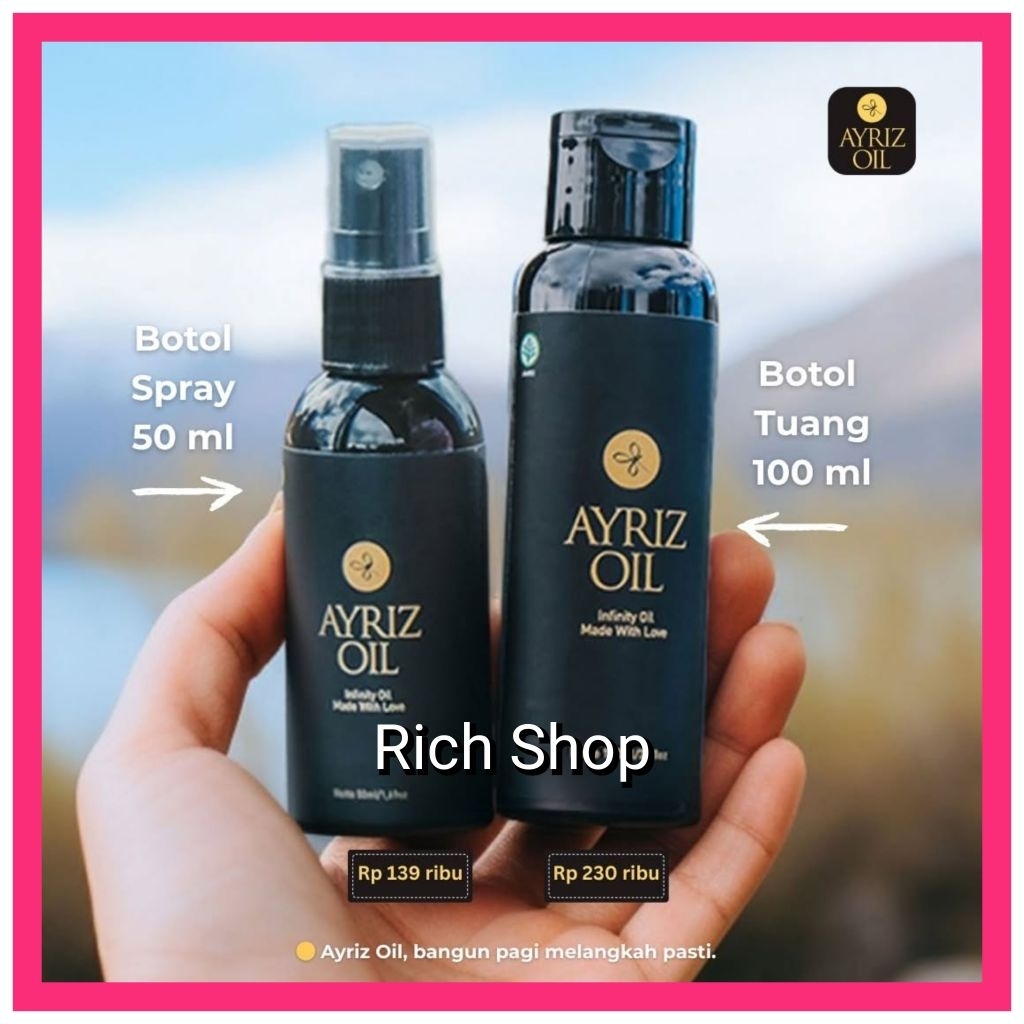 AYRIZ OIL Asli Original - MINYAK TERAPI PIJAT HERBAL