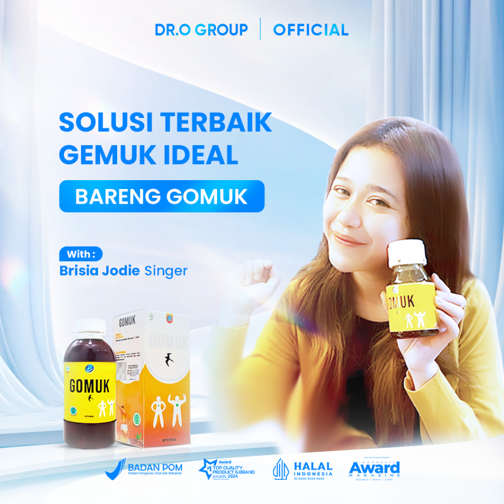 Madu Gomuk (1 gomuk 200ml + 1 gomuk pro) - Obat Penggemuk Badan Aman Dan Efektif/Penggemuk Badan Her