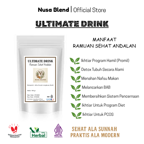 

RAMUAN SEHAT 100% HERBAL ALAMI | MINUMAN JSR | SEHAT JSR | SUNNAH ALA RASULULLAH PRAKTIS ALA MODERN