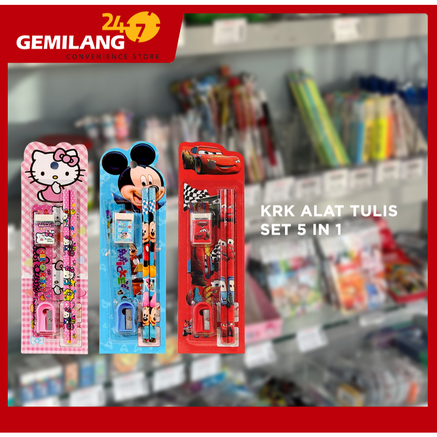 

KRK ALAT TULIS SET 5 IN 1