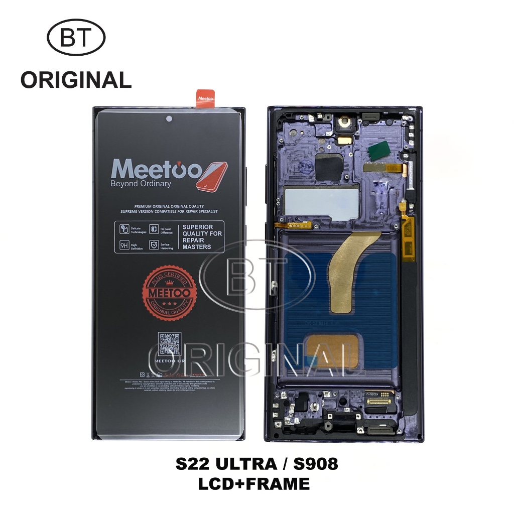 LCD SAMSUNG S22 ULTRA - S908 +FRAME - ORIGINAL MEETOO