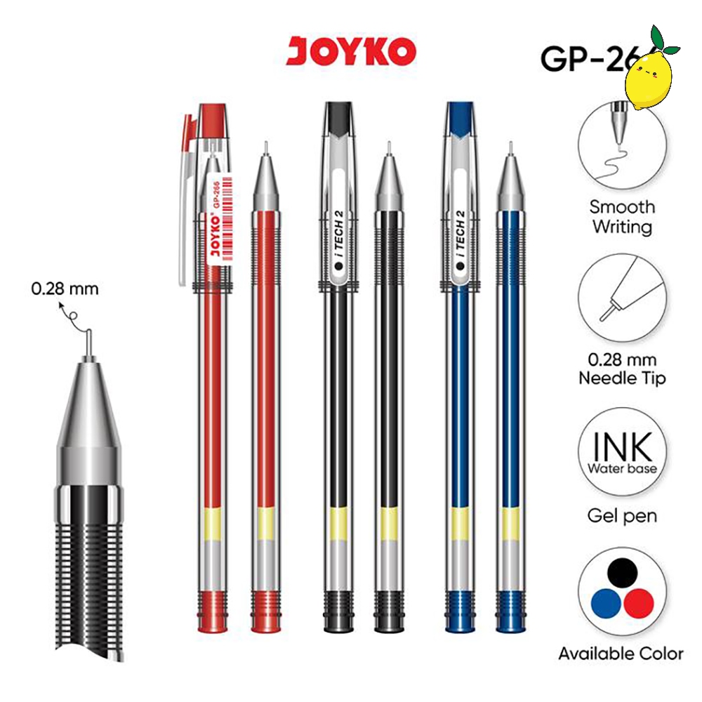 

Pulpen / Pena / Pen Joyko GP-266 iTech 2 0.28mm Hi-Tec Joyko