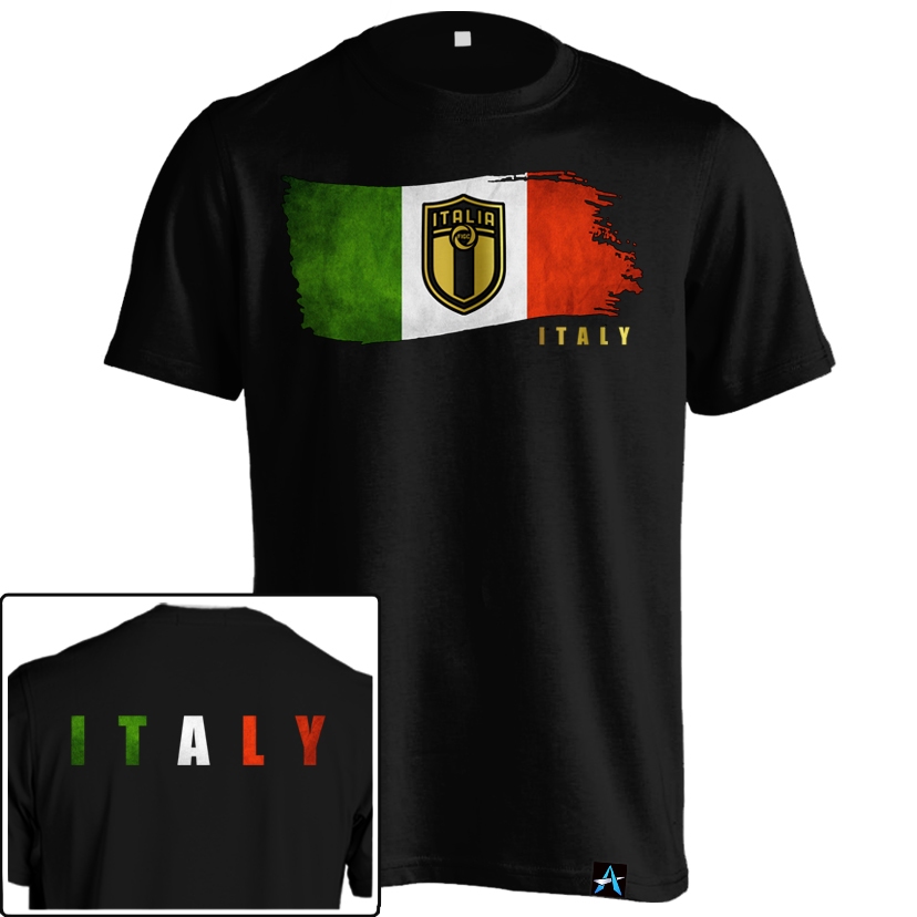 Kaos Italia YL-154 Baju Timnas Sepakbola Bendera Italy