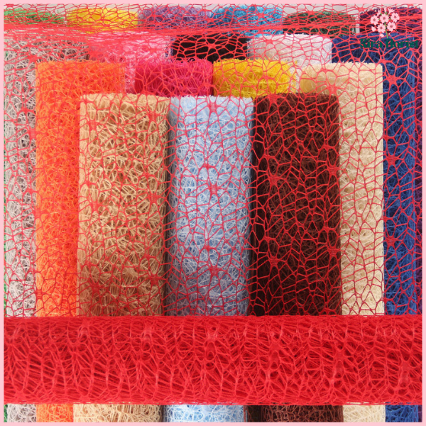 

ROLL 10 Meter Kertas Jaring Jala Buket Bunga Korean Jaring Spider Roll Mesh Polynet Flower Wrapping Paper Korean R10