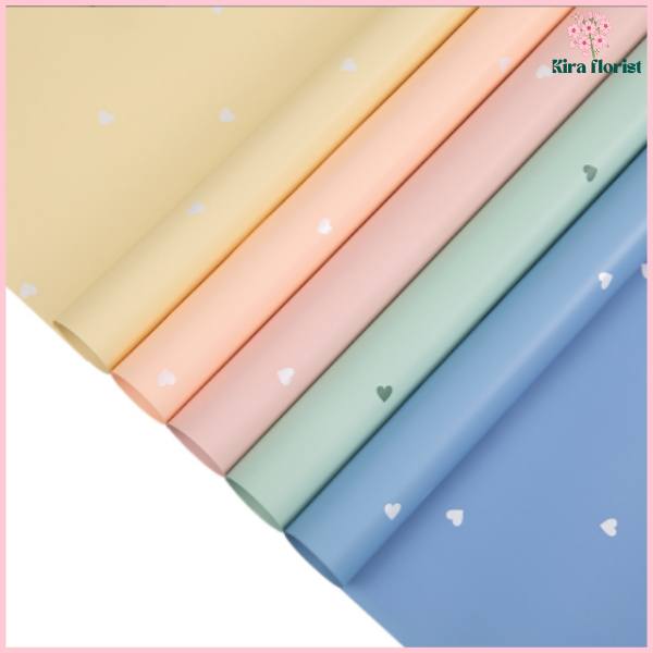 

PACK 20 Kertas Buket Bunga Love Flower Wrapping Paper Cellophane Love Buket KB6134