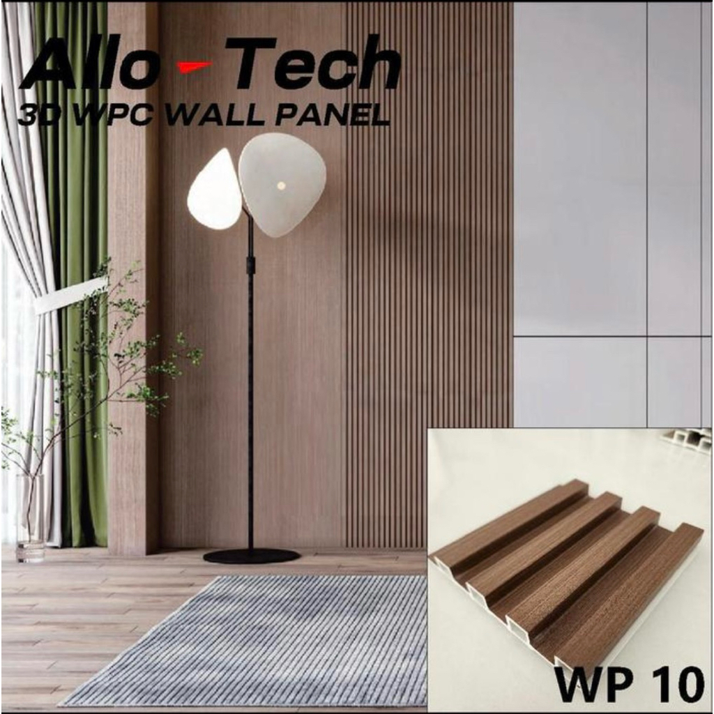 Allo Tech 3D WPC Wall Panel. Kode : WP 10