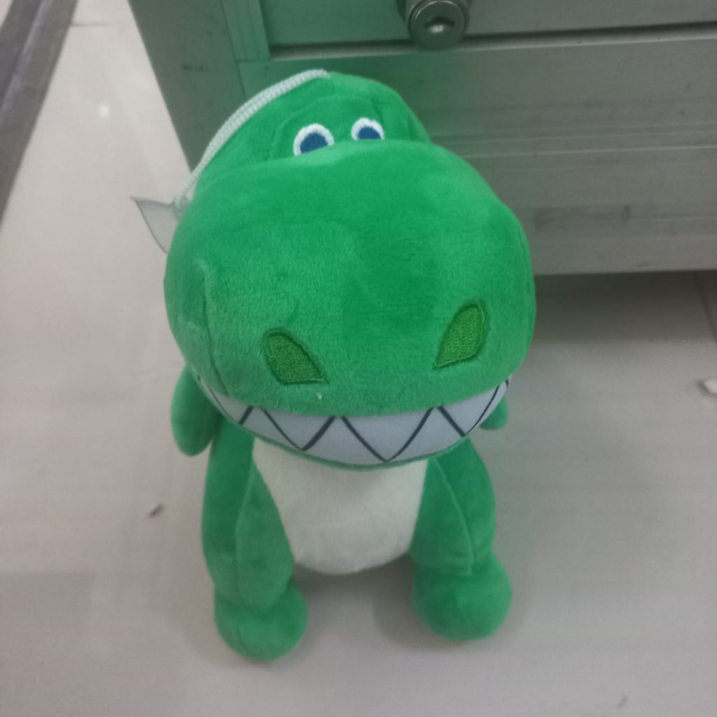 boneka dino hijau boneka gantung