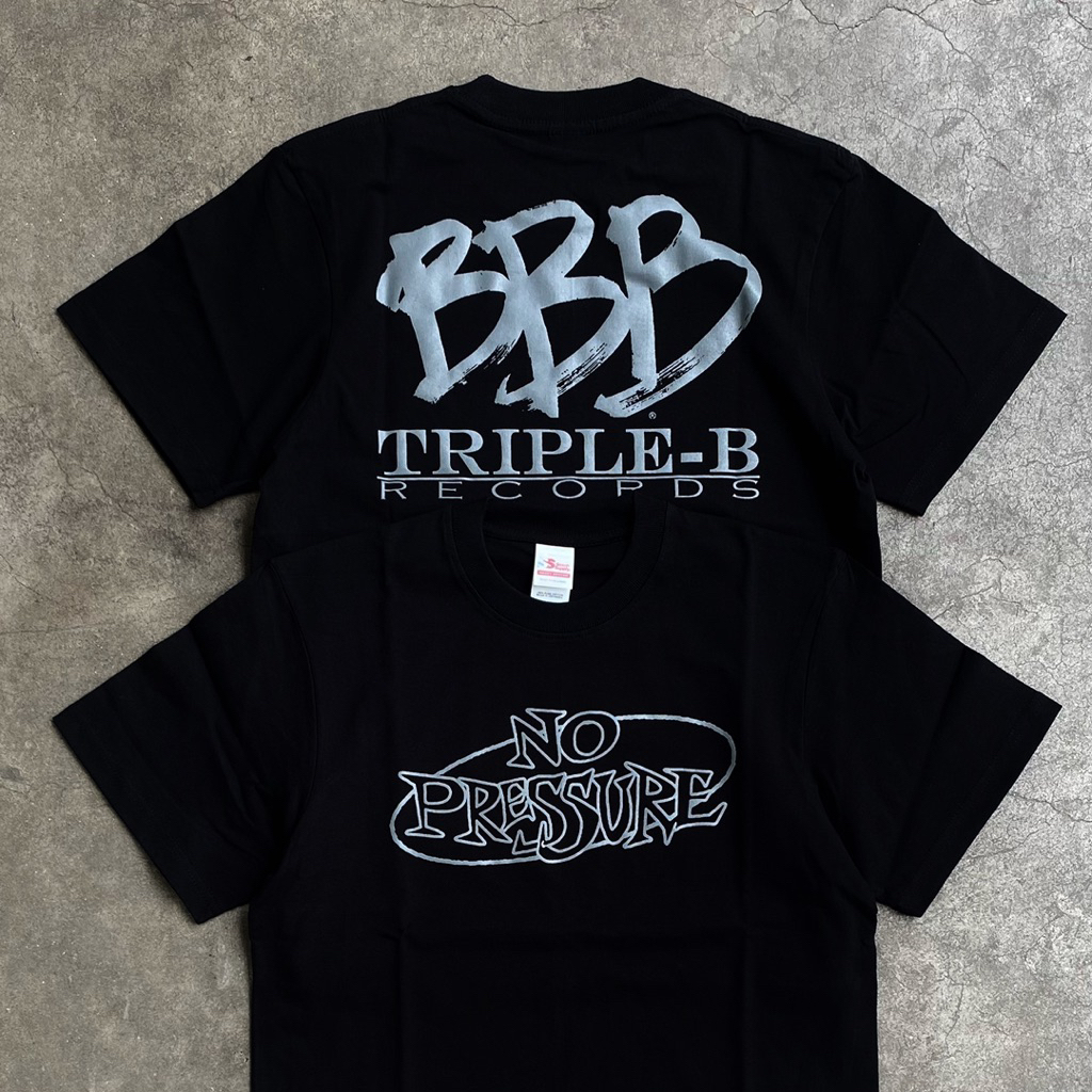 ORI No Pressure - Logo Tshirt - Black | Baju Hardcore