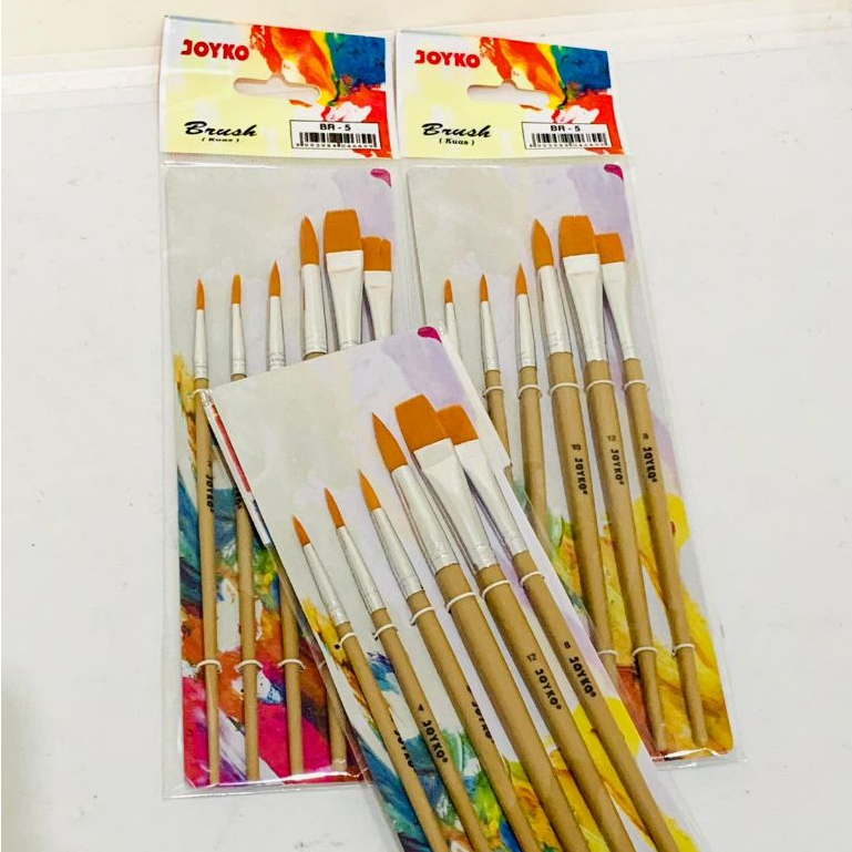 

KUAS LUKIS JOYKO BRUSH BR-5 (SET)