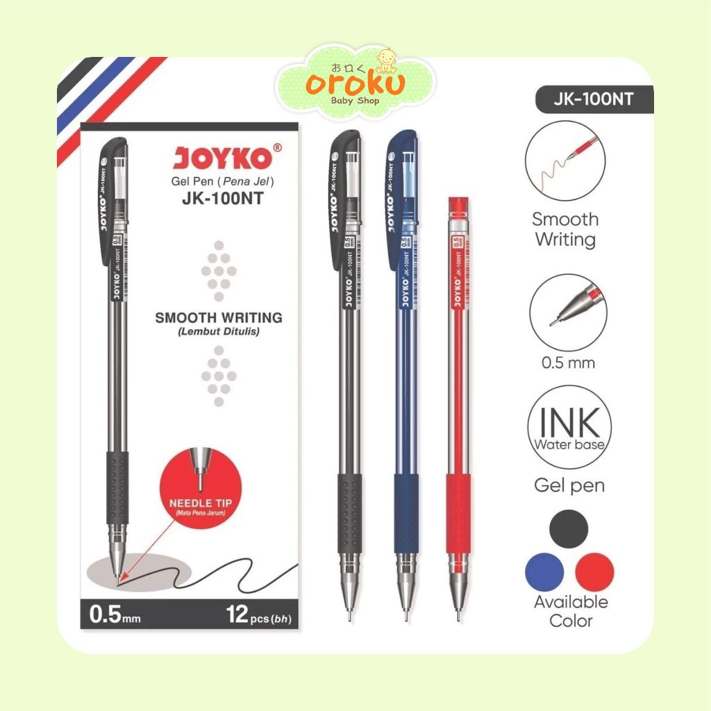 

JOYKO BALLPEN JK-100NT GP BLACK / PULPEN / ALAT TULIS