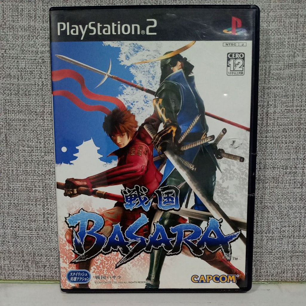 CD DVD KASET ORIGINAL PS2 Sengoku Basara 1 JPN Bahasa Jepang Box dan Cover Original