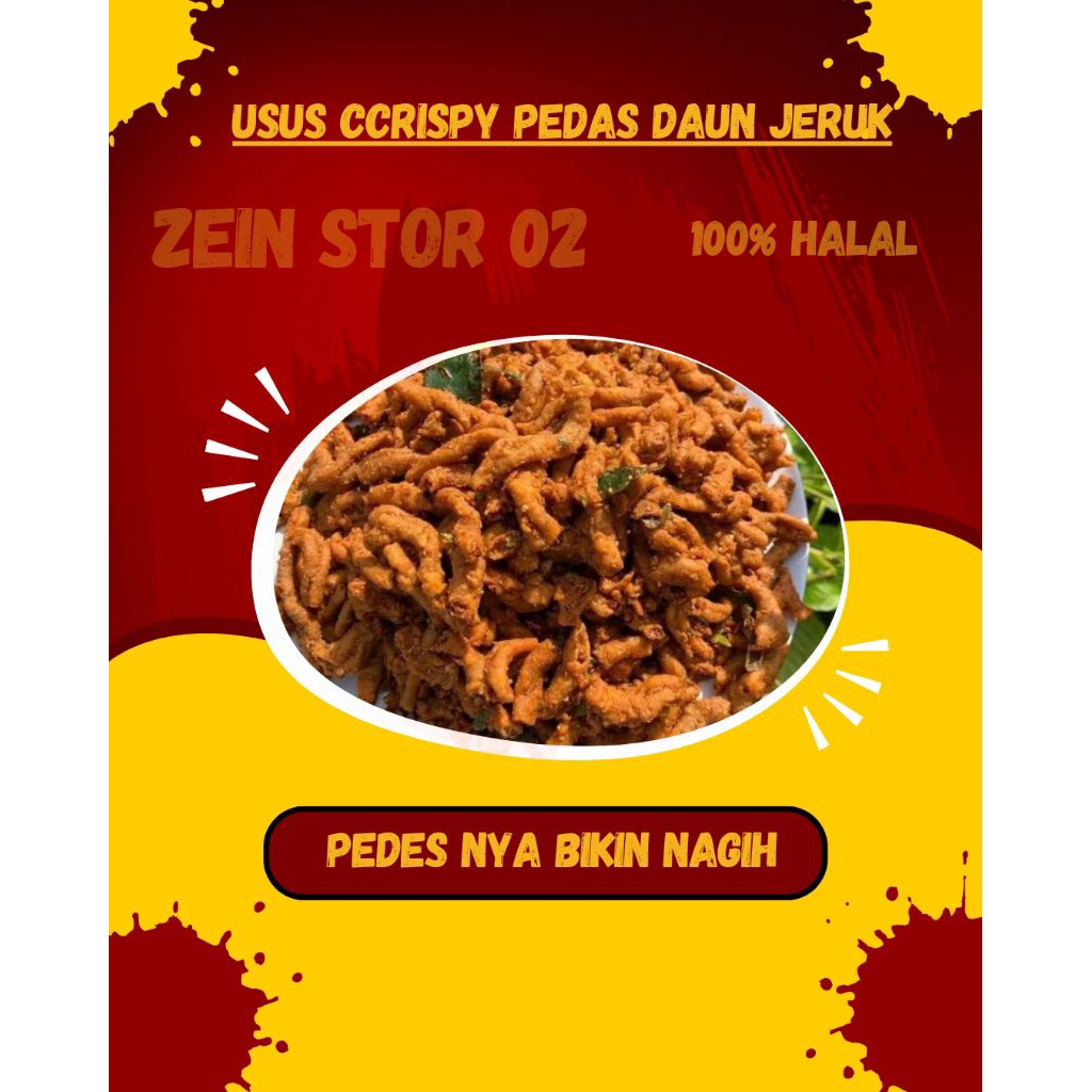 

USUS CRISPY PEDAS DAUN JERUK