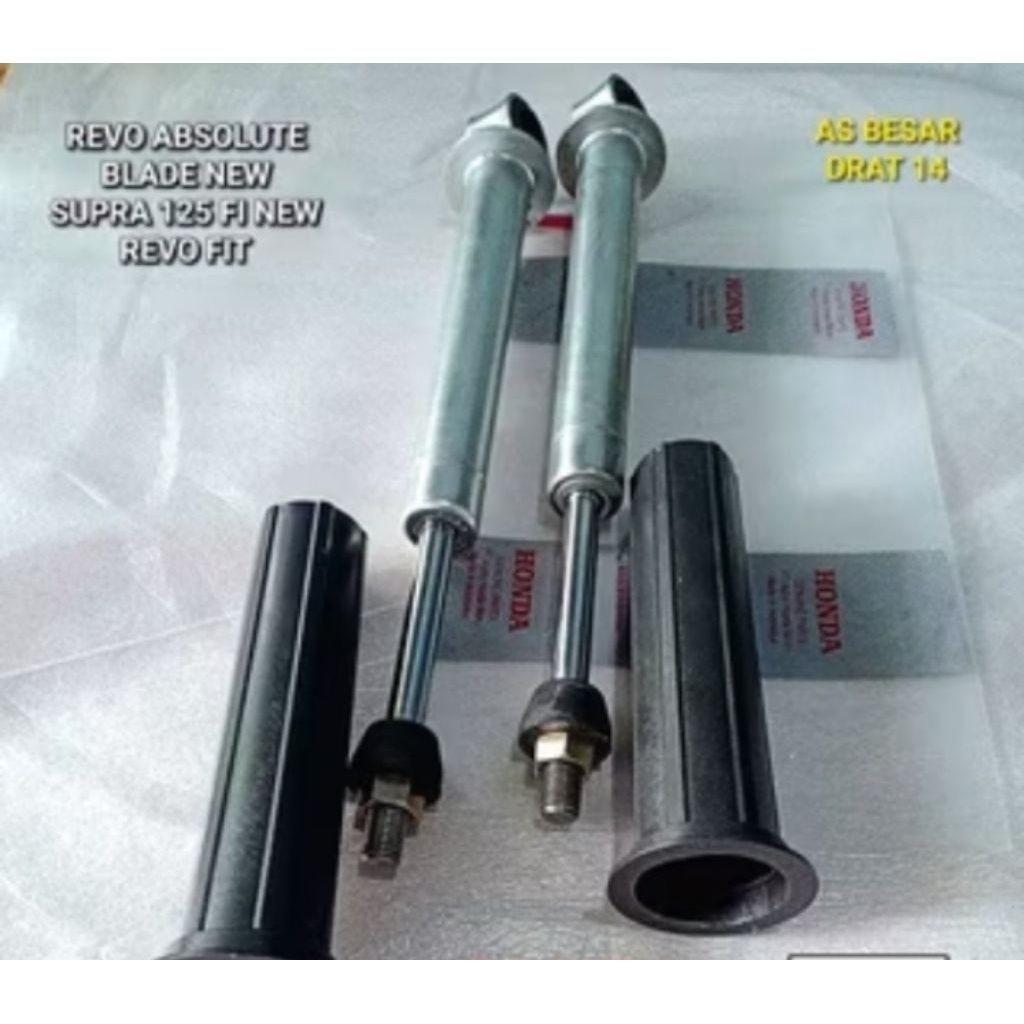 stik as hidrolik Shok skok belakang motor  honda Revo absolute Blade new