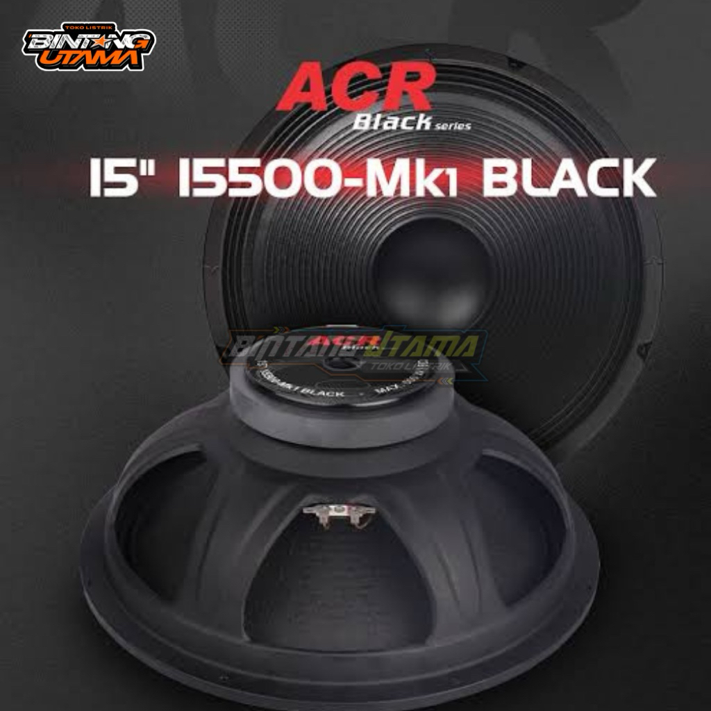 speaker 15inc acr black 15500