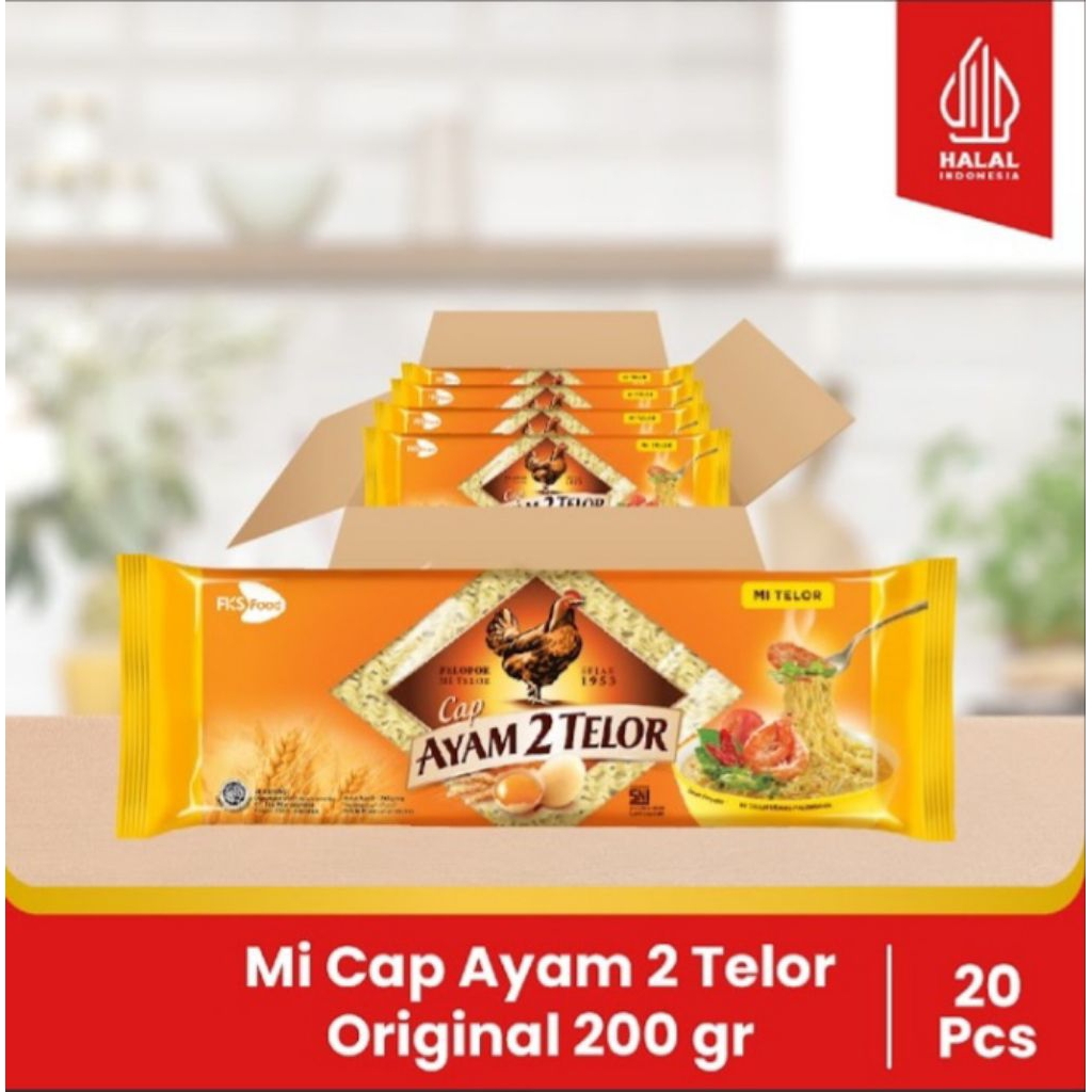 

Mi Cap Ayam 2 Telor - Original - 1 Karton - 20 Pcs- 200gr