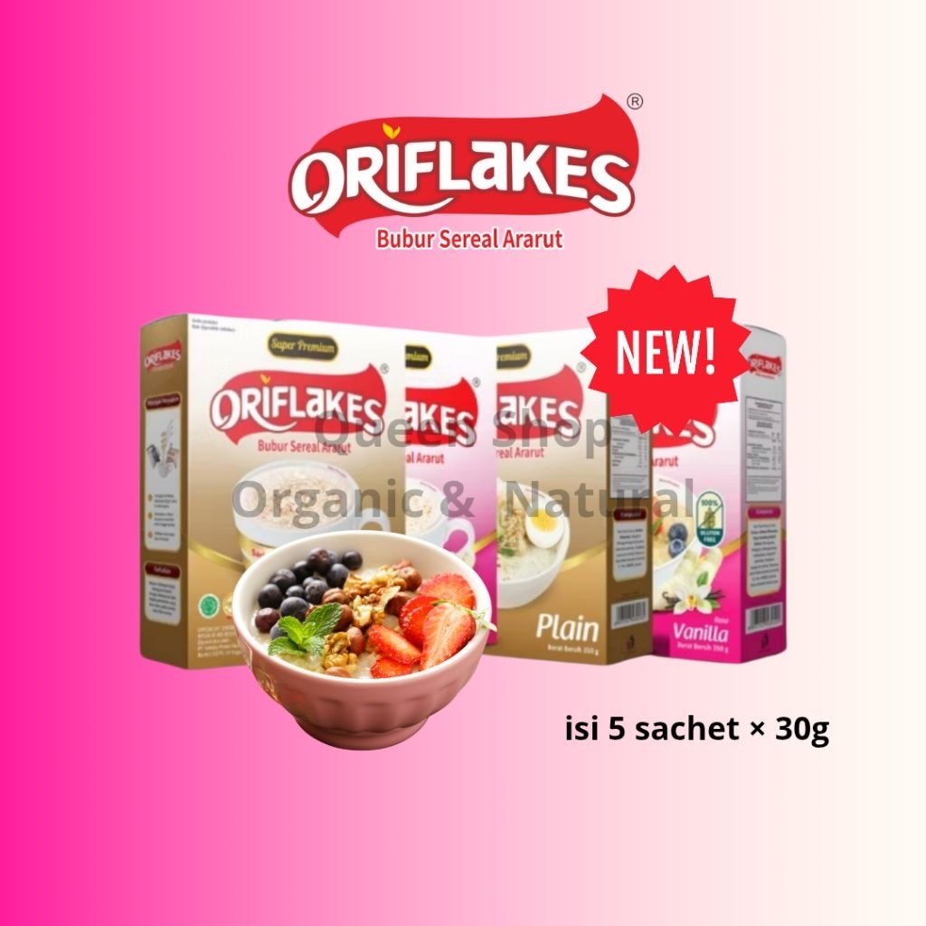 

ORIFLAKES Gaztro/ Bubur Sereal Ararut Siap Saji 150g