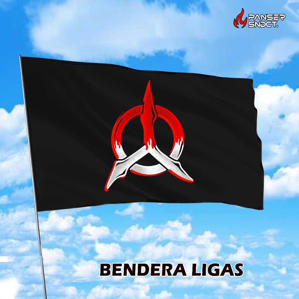 Bendera Ligas Pagar Nusa bisa request tulisan gambar