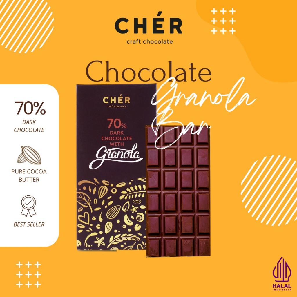 

Cher Dark Chocolate Granola Bar