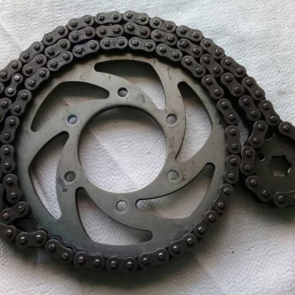 gear rantai set Yamaha Vixion old asli ori