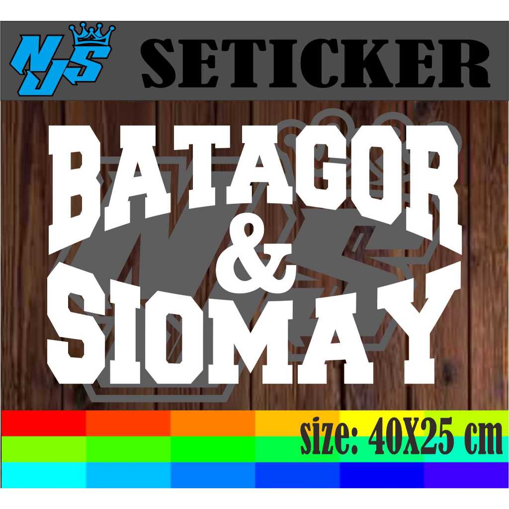 

CUTTING STIKER TEMPELAN NAMA JUALAN BATAGOR BUAT ETALASE ATAU GROBAK UKURAN 40X25 CM