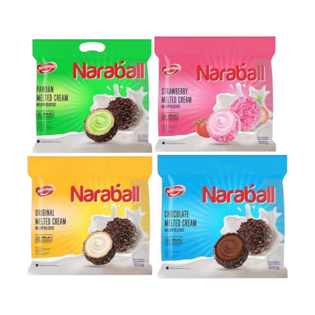 

Naraya Naraball Bola Cokelat Melted Cream All Varian 300g