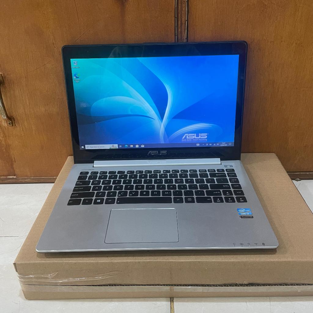 READY STOCK Laptop Asus S400CA, Core i3-3317U, Ram 4/500Gb, Hd Graphics 4000, #Touchscreen, Lengkap,