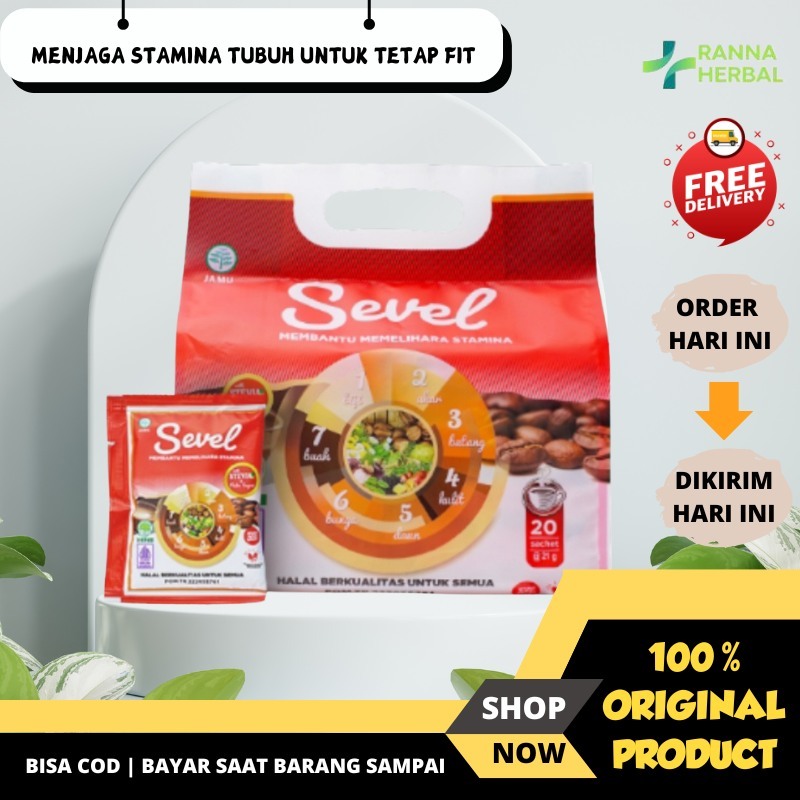 

Kopi Sevel HNI HPAI Kopi Herbal HPAI Kopi 7 Elemen Plus Stevia Palm Sugar isi 20 Sachet