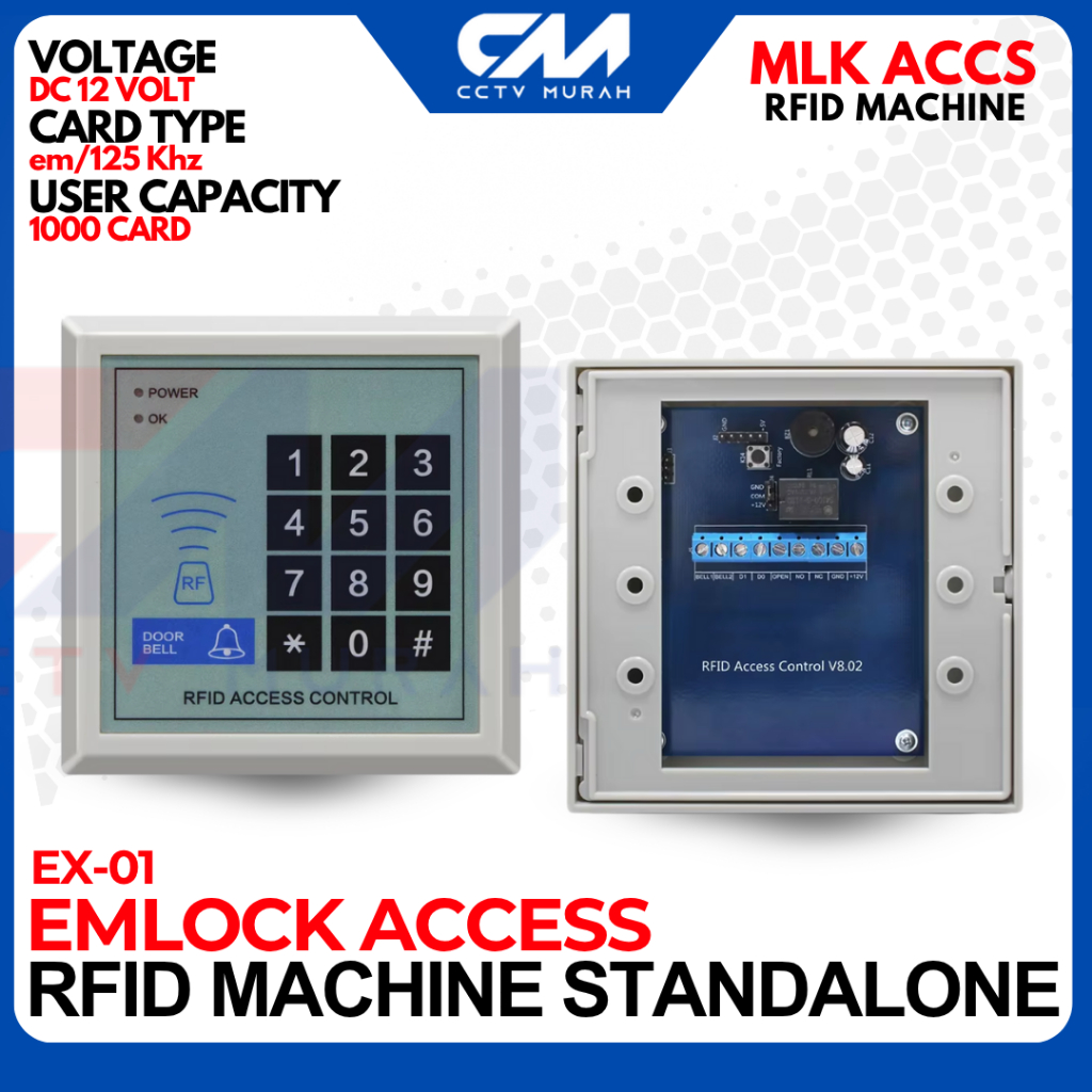 MESIN RFID ACCESS CONTROL / AKSES CONTROL / MESIN ACCESS DOOR LOCK