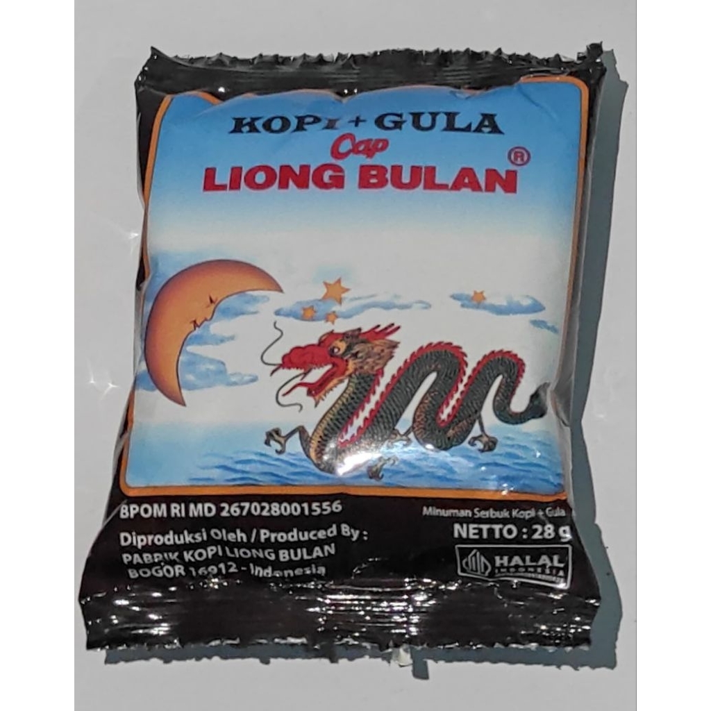 

KOPI+GULA CAP LIONG BULAN - 1 PACK (ISI 20 SACHET)