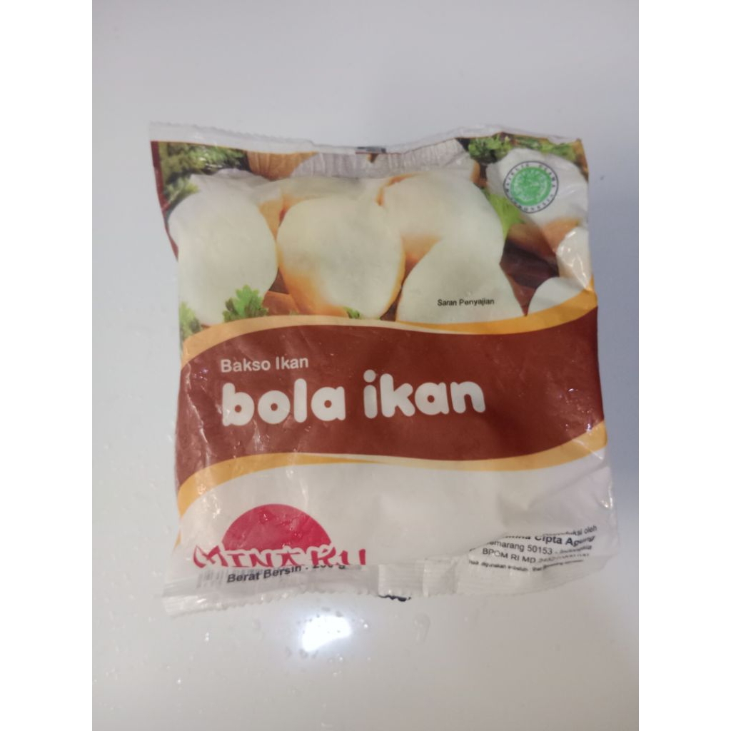 

Minaku bola ikan 200gr