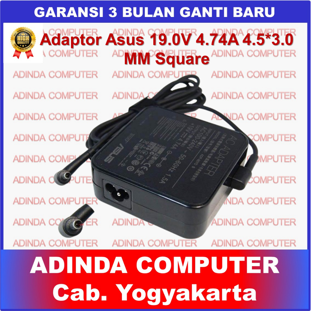 Adaptor Charger Asus Vivobook Pro 14 M3400 M3400Q M3400QA 90W