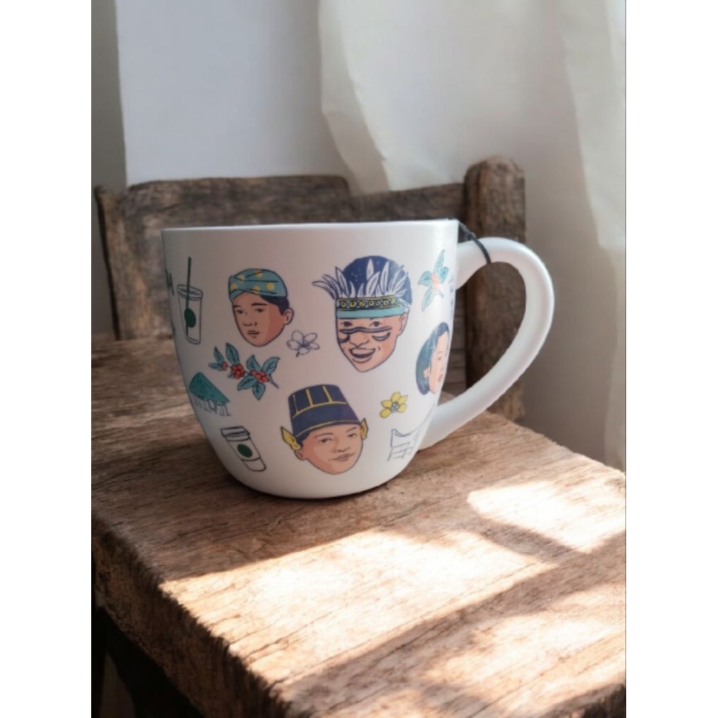 STARBUCKS MUG BEAUTY INDONESIA - PEOPLE GAMBAR WAJAH