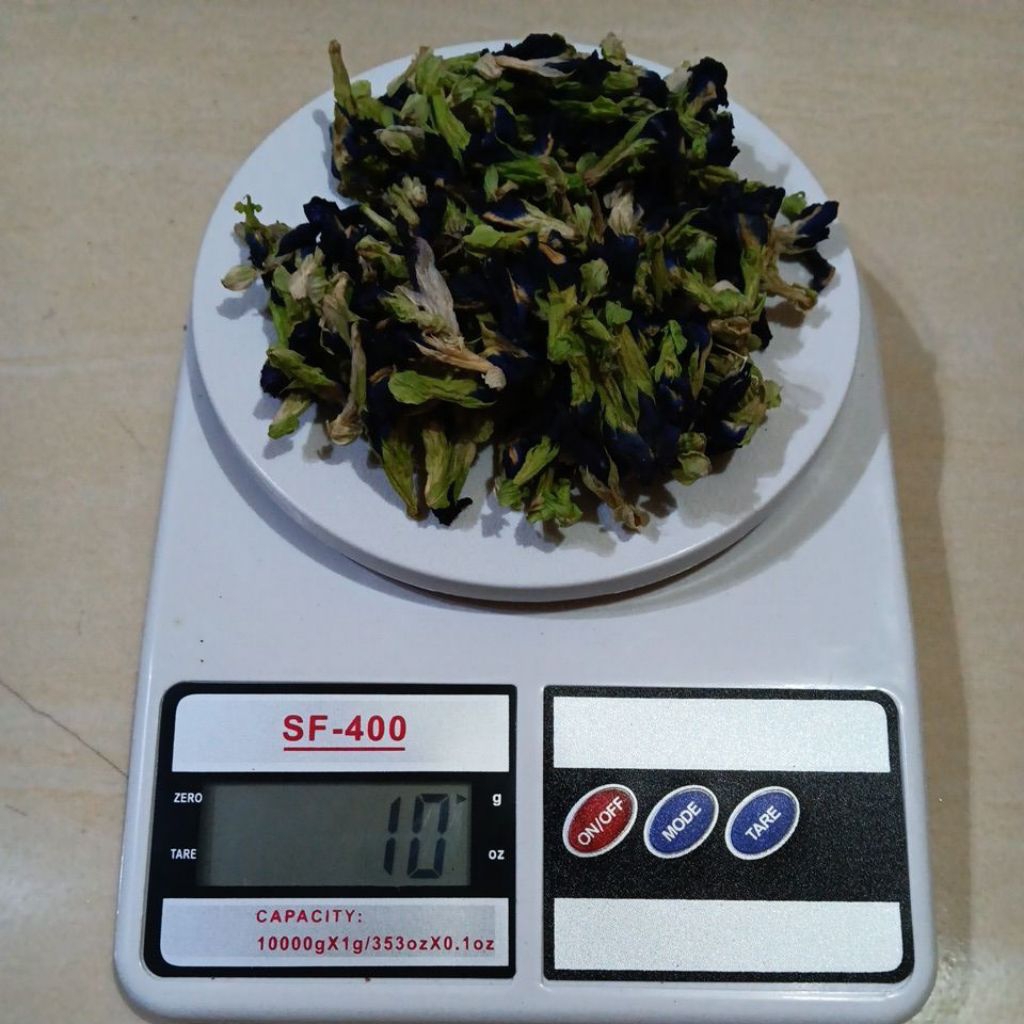 

Bungaa telaang keriing teh herbal