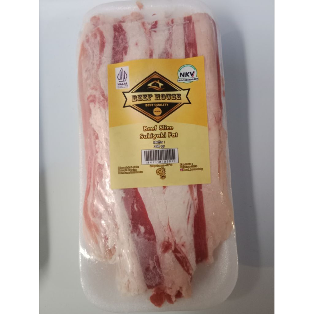 

Slice suki fat 250gr | daging sapi slice