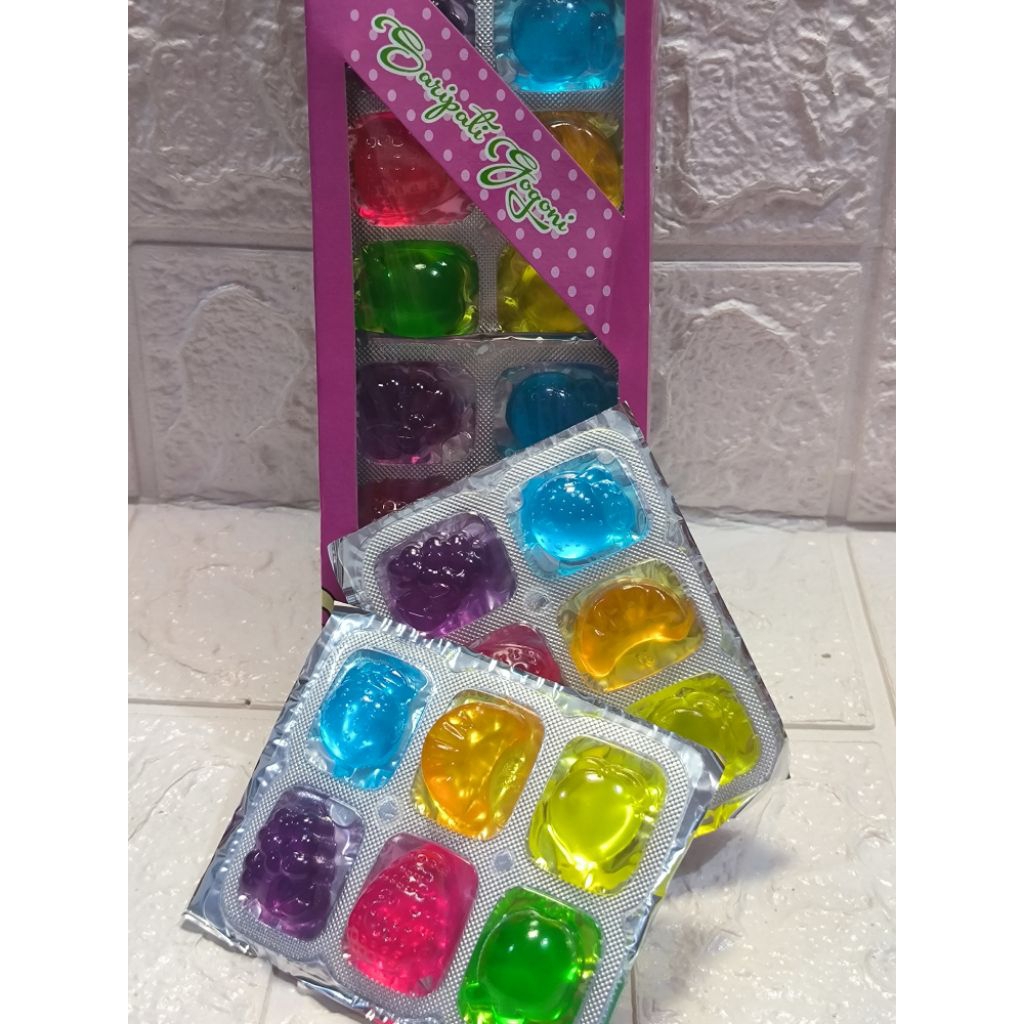 SARIPATI GOGONI JELLY/JELLY GOGONI BENTUK BUAH/JELLY BUAH ISI 15 LEMBAR
