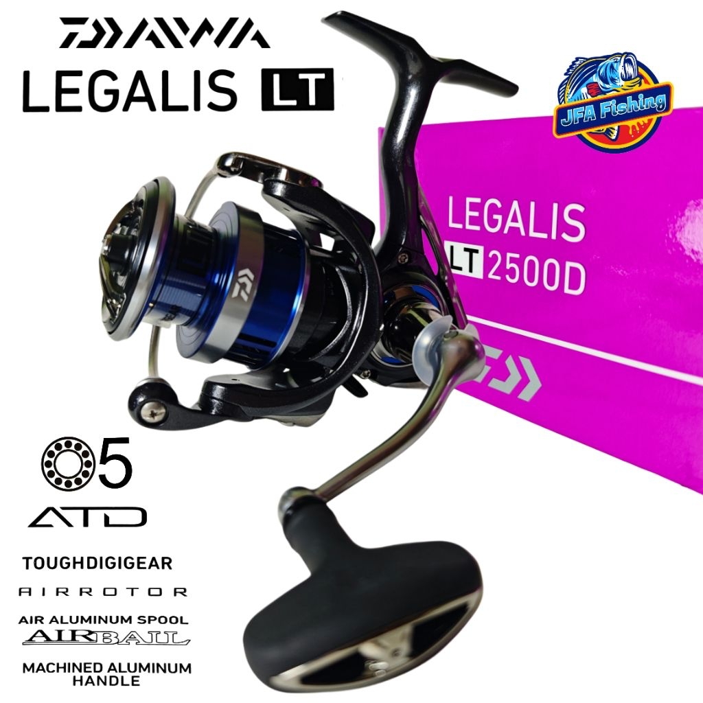 Reel Spinning Daiwa LEGALIS LT 2500D 5BallBearing