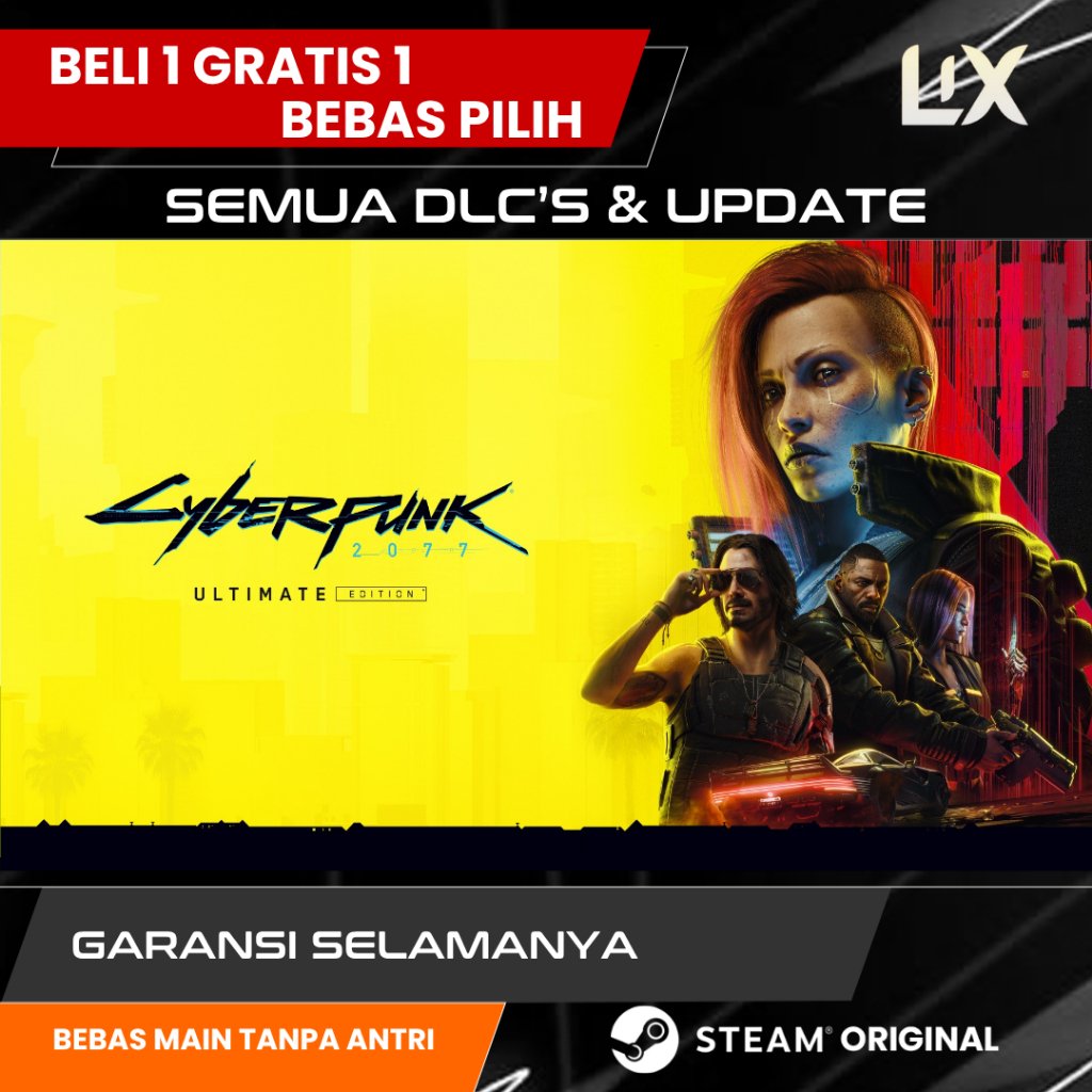 Cyberpunk 2077 Ultimate Edition - PC/Laptop - Original Download Via Steam