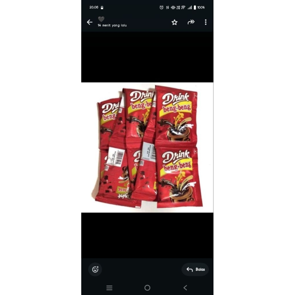 

BENG BENG DRINK 1 RENCENG 10SACHET