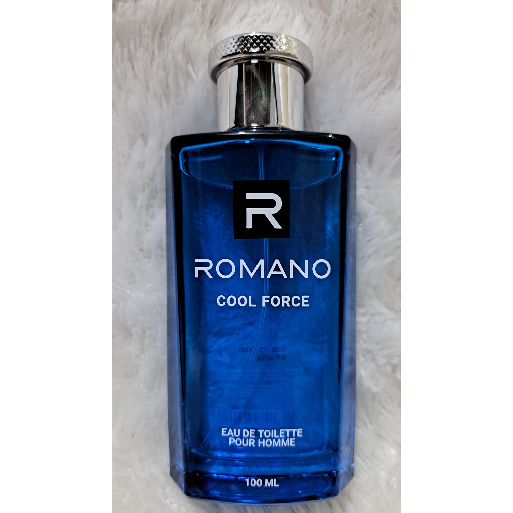 ROMANO COOL FORCE EAU DE TOILETTE - 100 ML / Parfum Pria / Parfum Romano Biru