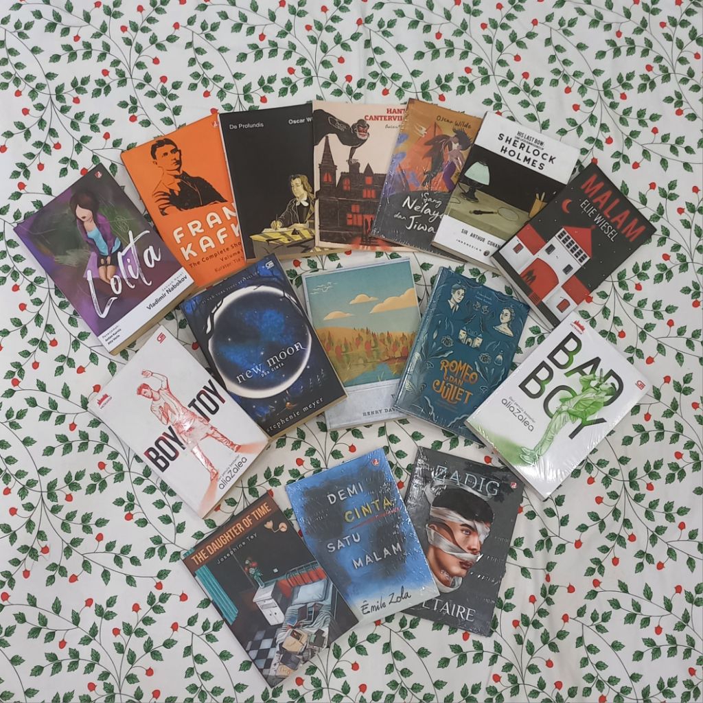 Preloved buku murah aliazalea,oscar wilde,tere liye, enid blyton, sherlock holmes,klasik terjemahan
