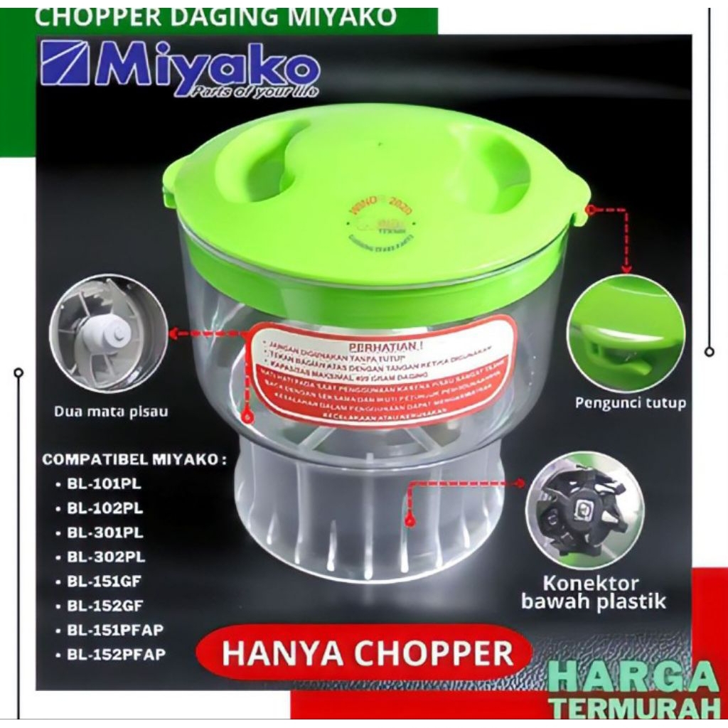 Chopper Blender Daging Miyako