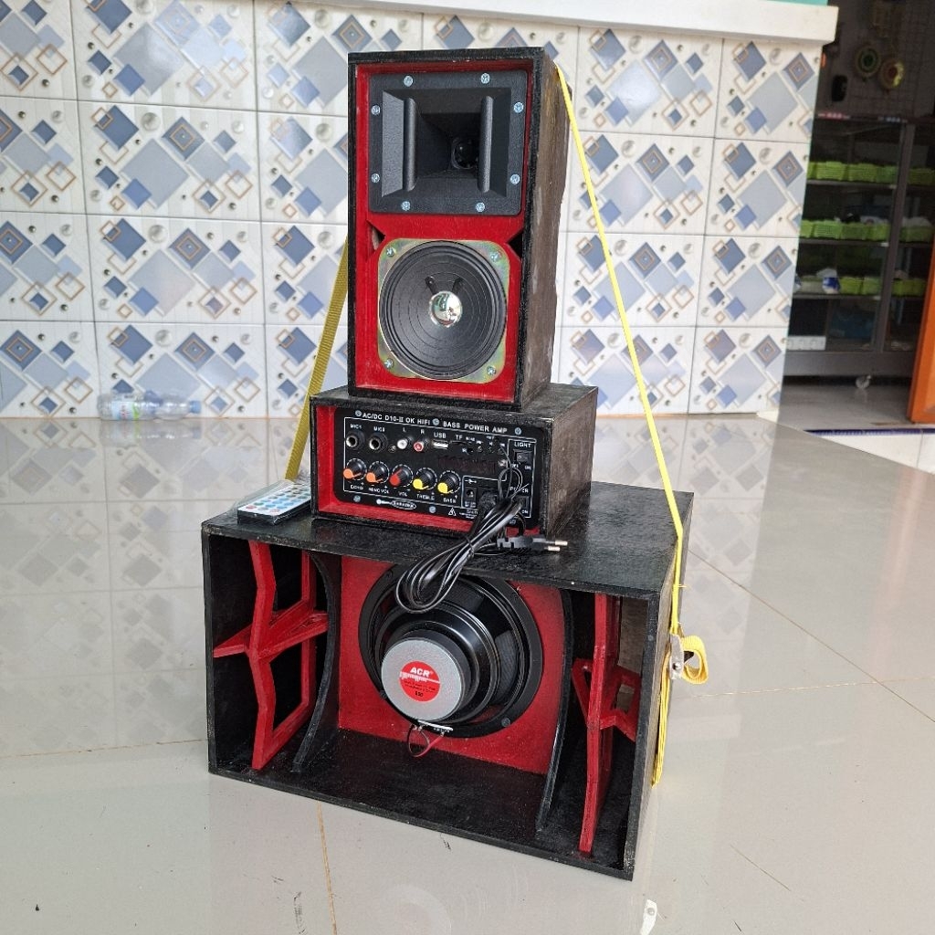 SOUND MINIATUR 6 INC ACR FULLSET SIAP BUNYI BONUS TALI PENGIKAT