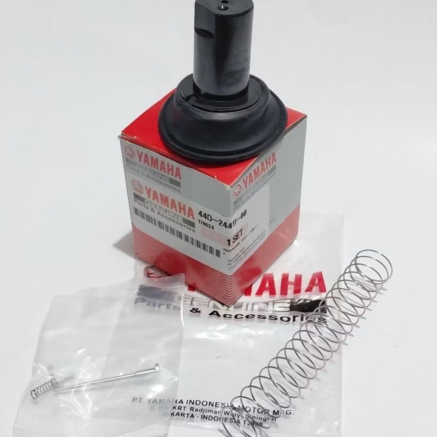 KARET VAKUM KARBU ASSY YAMAHA XEON KARBU, NOUVO Z KARBU ORI ( 44D )