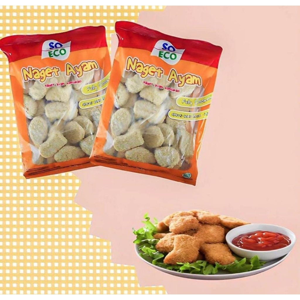 

soeco naget ayam/naget chiken 500 gram Frozen