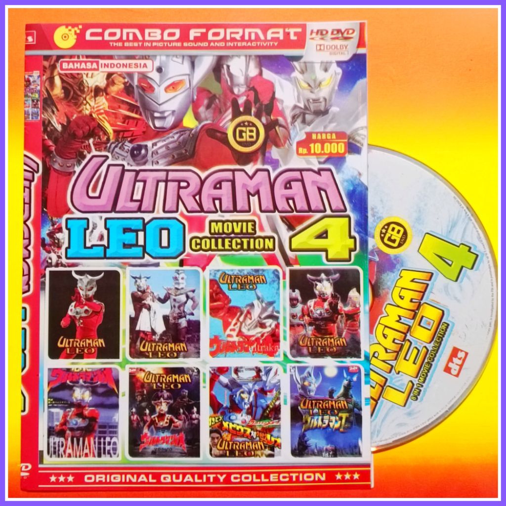 Kaset Film Kartun Anak Koleksi Ultraman Leo - Tiga Vol.4 Pilihan Terbaru Teks Indonesia