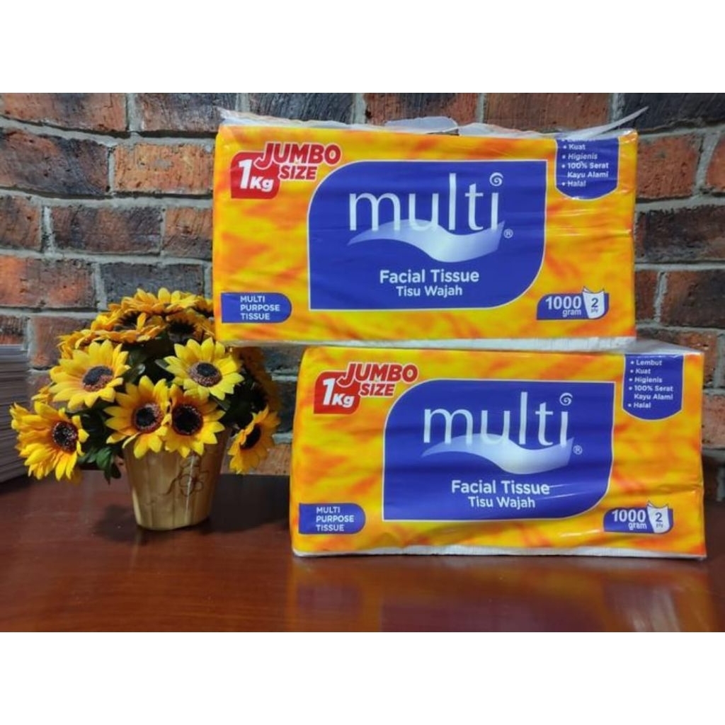 Tisu Multi 1000g 2ply/tisu multi kiloan