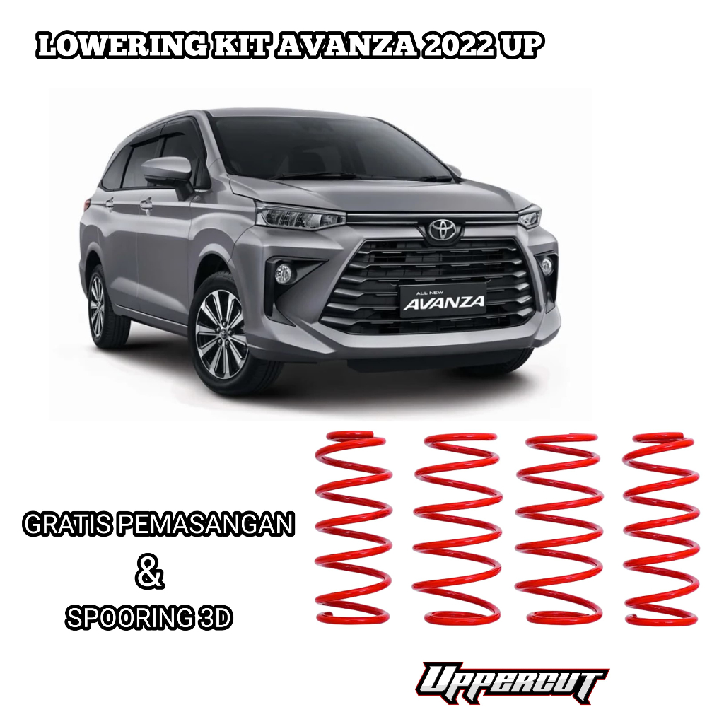 LOWERING KIT / PER CEPER MOBIL ALL NEW AVANZA 2022 UP